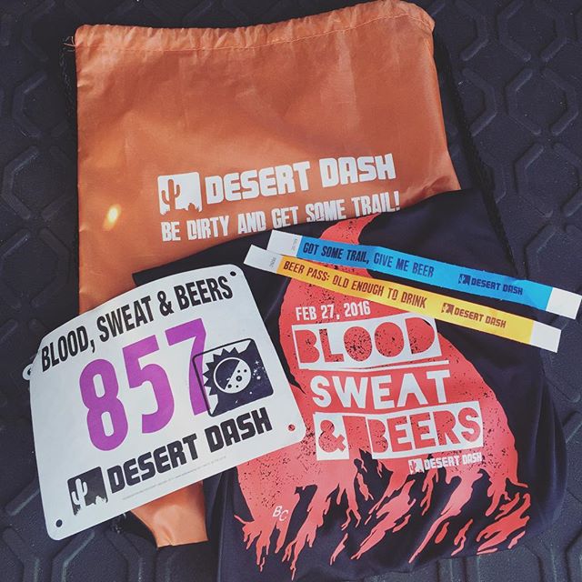 One bib. Two distances. Morning + Night! #desertdash #trailrunning #beyondvegas [instagram]