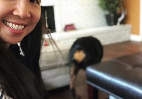 When you try to take a selfie with the pup but then he turns around lol. #heartbutt [instagram]